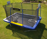 10ft X 15ft Rectangular Trampoline with two Basketball Hoops