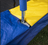 10ft X 15ft Rectangular Trampoline with two Basketball Hoops