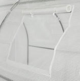 Ogrow Premium PE Greenhouse Replacement Cover for  Outdoor Walk in Tunnel Greenhouse - White - Fits Frame 180"L x 72"W x 72"H