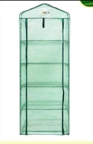 Ogrow Premium PE Greenhouse Replacement Cover for  Outdoor/Indoor Greenhouse Cloche - Green - Fits Frame 47"L x 24"W x 24"H