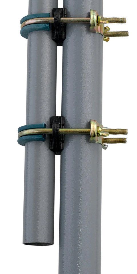 U-Shape Trampoline/Enclosure Pole Connector Fits for pole/leg up to 1.5" - Set of 12