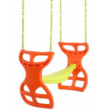 Swingan Two Seater Glider Swing with Vinyl Coated Chain - Hardware For Installation Included