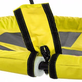 Swingan 37.5inch Super Fun Nest Swing With Adjustable Ropes - Solid Fabric Seat Design - Yellow