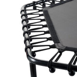 Upper Bounce 40" Mini Trampoline with Adjustable T-Shaped Handrail – Hexagonal Rebounder Fitness Trampoline for Kids & Adults- Green