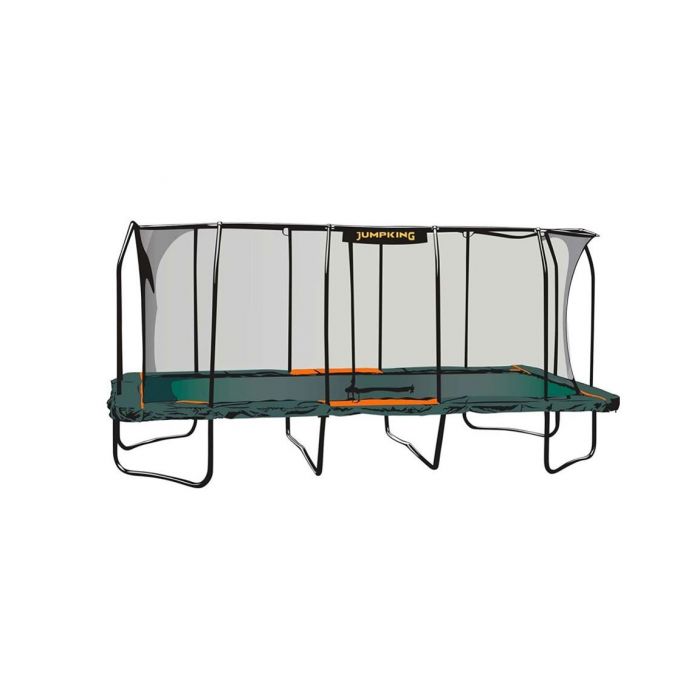 JumpKing ProSeries Rectangular Trampoline 10FT X 18FT Just Trampolines