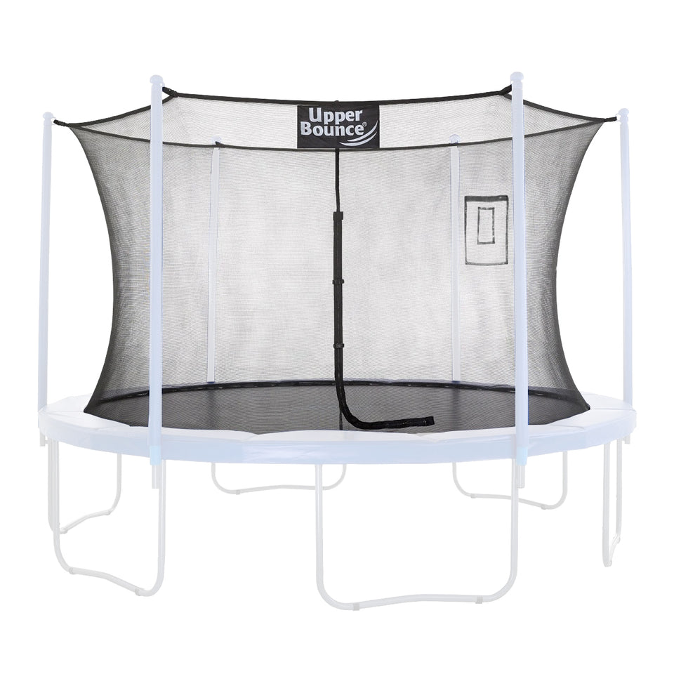 Upper Bounce Trampoline Safety Net Fits 10 ft Round Trampolines using 8 Poles or 4 Arches