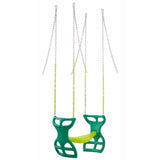 Swingan Two Seater Glider Swing with Vinyl Coated Chain - Hardware For Installation Included