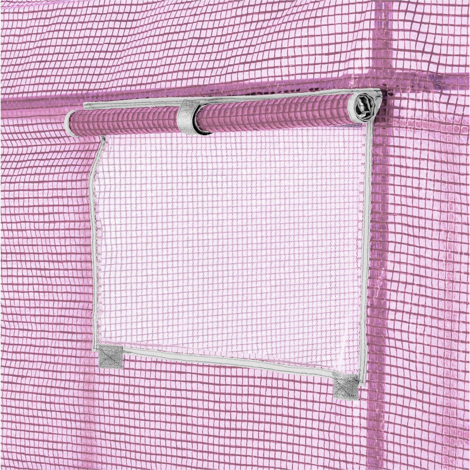 Ogrow Premium PE Greenhouse Replacement Cover for  Outdoor/Indoor Greenhouse Cloche - Lilac - Fits Frame 47"L x 24"W x 24"H