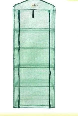 Ogrow Premium Greenhouse Replacement Cover for  Outdoor/Indoor 5 Tier Mini Greenhouse - Clear - Fits Frame 19" L x 27"W x 79"H