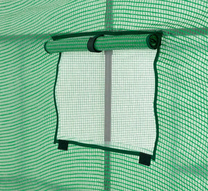 Ogrow Premium PE Greenhouse Replacement Cover for Your Outdoor Walk in Greenhouse - Green - Fits Frame 74"L x 49"W x 75"H