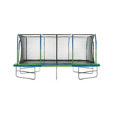 Upper Bounce - Mega 10' X 17' Gymnastics Style, Rectangular Trampoline Set with Premium Top-Ring Enclosure System
