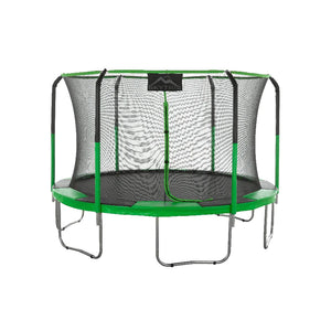 Skytric 11 FT Round Trampoline Set with Premium Top-Ring Flex Frame Safety Enclosure System