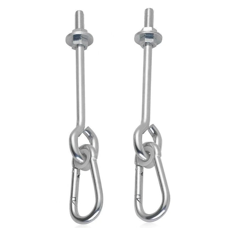 Swingan 6.5" Screw Swing Hanger With 4" Snap Hook - Set of 2