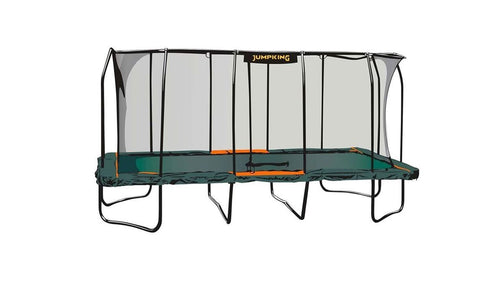 Upper Bounce 16 x 16 FT Square Trampoline Set with Premium Top-Ring  Enclosure and Safety Pad Outdoor Trampoline for Kids