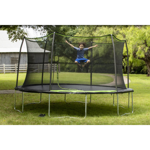 JumpKing 14 Trampoline with Enclosure – Just