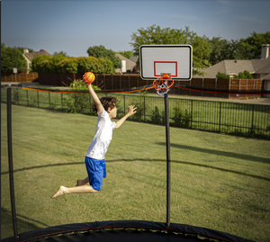 15FT Trampoline with Basketball hoop