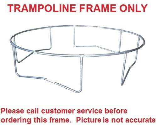 15 Foot JumpPod Trampoline Frame For 96 Springs-4 Legs - Trampoline