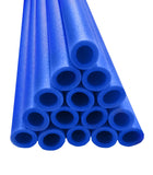 44 In Pole Foam Sleeves For 1.75" Dia Pole - Set Of 12 -Blue - Trampoline