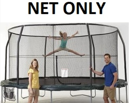 12ft 6 Pole Top Ring Enclosure Netting Heavy Duty Just Trampolines