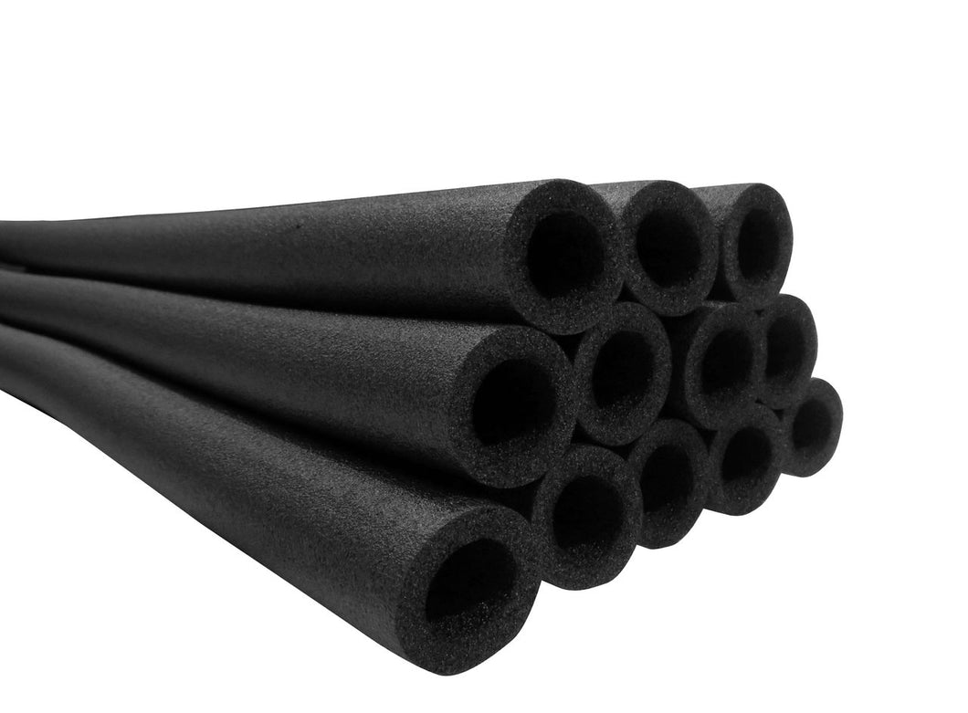 37 In Pole Foam Sleeves-1 Dia Pole-Set Of 16-Black - Trampoline
