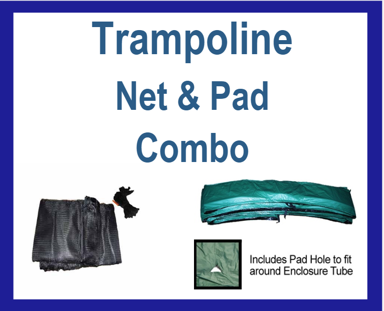 Replacement Trampoline Pad For Skywalker 9x15 Ft Rectangle Frame - Royal Blue, 2-Piece