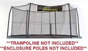 15' ft. Jumpking Trampoline Safety Net With 6 "Short" Poles For 5.5" Springs