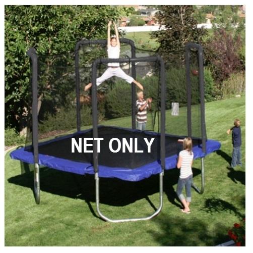 Safety Net Fits 13' X 13' Square Frames Using 4 Arches With Straps On Top