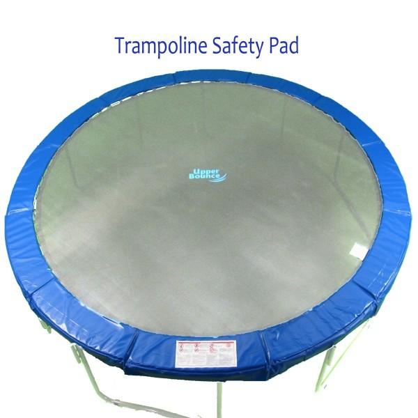 14ft x 10in Upper Bounce® Blue Super Spring Cover Safety Frame Pad - Trampoline