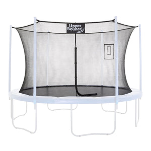 Upper Bounce Trampoline Safety Net Fits 12 ft Round Trampolines using 4 Poles or 2 Arches