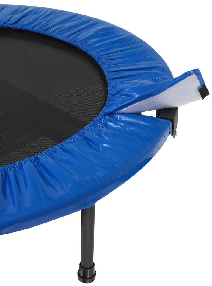 38" Mini Round Foldable Replacement Trampoline Safety Pad (Spring Cover) for 6 Legs - Blue
