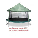 15ft  Solid Green Universal Trampoline Cover