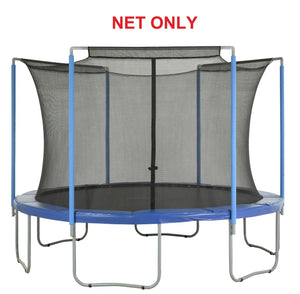 Safety Net Fits 12 Ft. Round Frames-3 Arches-Sleeves On Top