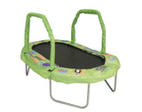 38inch X 66inch  Mini Oval  Trampoline With  Green PAD