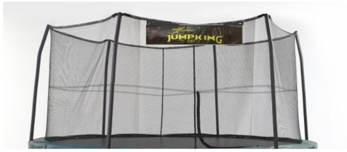 11ft Enclosure Netting with 6 short Poles for 5.5" Springs with JK Logo