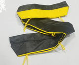7.5ft Black & Yellow Safety Hexagon  PAD FOR 6 POLES 8" Wide