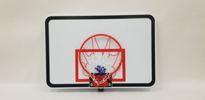 10ftx15ft Rectangular Trampoline Basketball Hoop With Screws