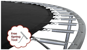 Jumping Surface for 14' ft. Trampolines with 96 7in Springs - Free Spring Tool - Trampoline