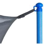 Upper Bounce Trampoline Safety Enclosure Net  Fits 10 FT Round Frame, Using 8 Poles (or 4 Arches) - Adjustable Straps
